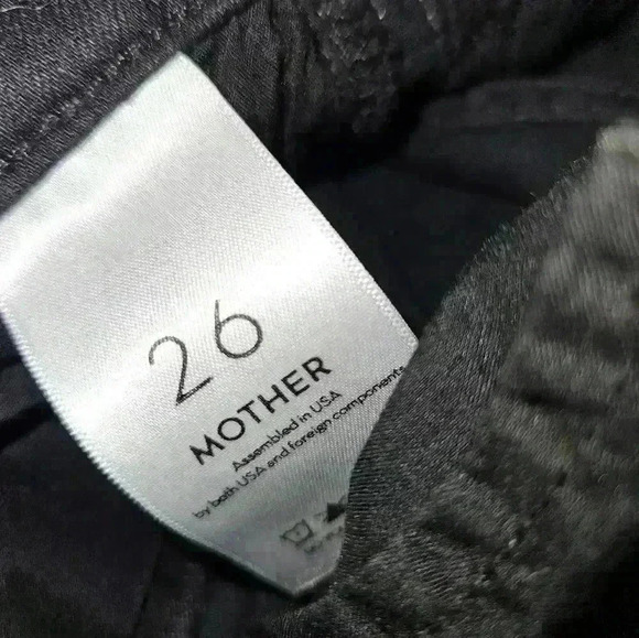 MOTHER Insider Striped Crop Step-Hem Fray Jeans in Guilty Racer - Picture 7 of 7